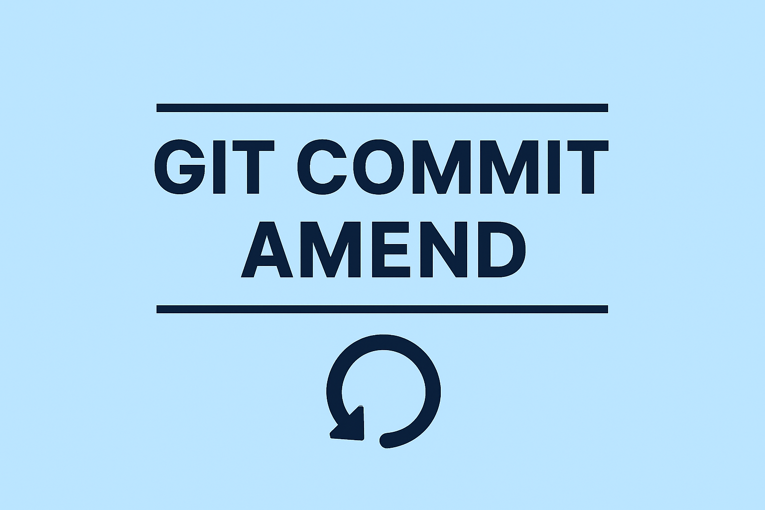 Git Commit Amend